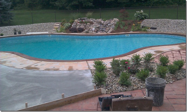 GL Epoxy Stone for in ground Pool, Clarkston, MI